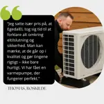 professionel varmepumpeinstallation på sjælland