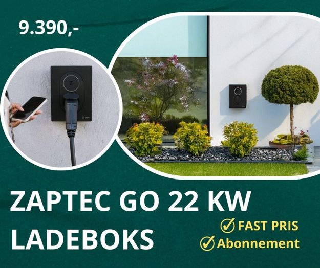 Zaptec GO ladeboks montage EgedalEL
