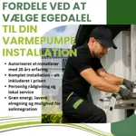 varmepumpe-montage med solpaneleler sjælland